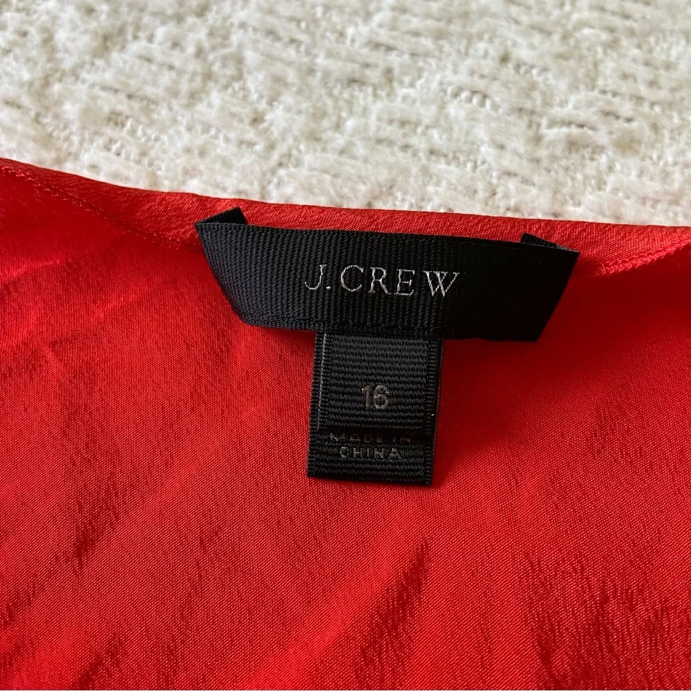 J.Crew Reversible-Bow Silk Top